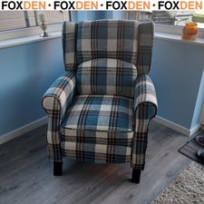 Wingback reclining chair - reclining, push