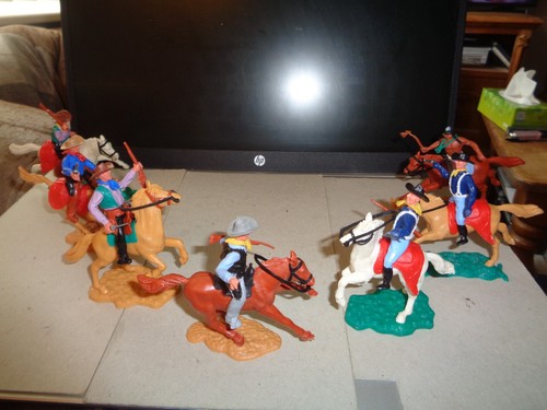 Timpo cowboys 7th cavalry - cowboys,, &