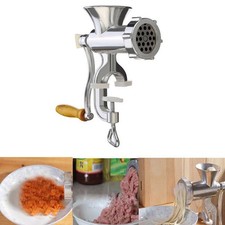 Heavy Duty Manual Sausage Maker Meat Mincer Grinder Hand Operated Kitchen Tool