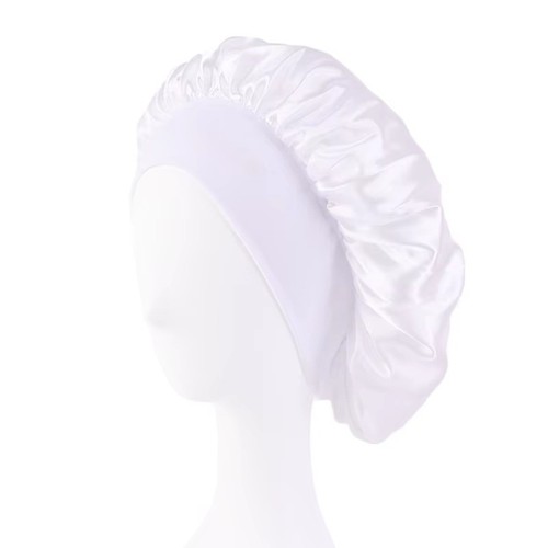 Long hair care satin bonnet - satin,