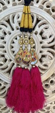 Hot-Pink Crescent Mirror Silk