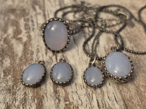 Vintage pandora chalcedony - vintage,