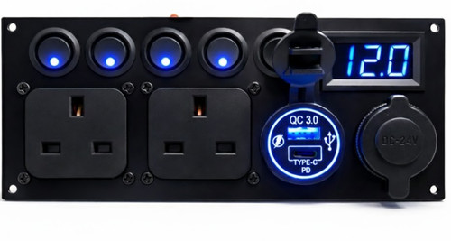 Campervan camper switch panel - switch,