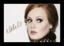 Adele autographed signed - autographed,