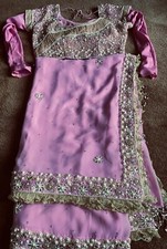 Indian Heavy Work Frills Designer Saree Party Wear.