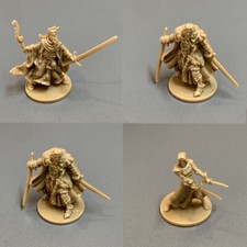 4X Golden Heroes Zombicide
