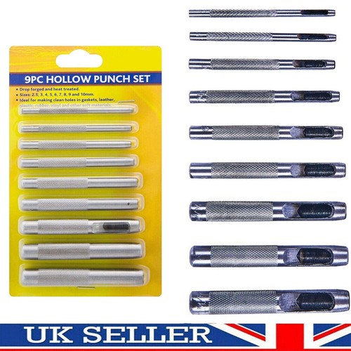 9pcs hollow punch - 9pcs,