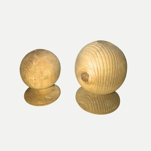 Wooden fence post topper - wooden,