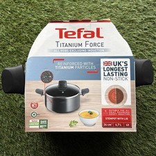 Tefal titanium force stew pot - titanium,