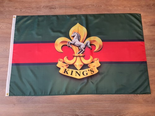 King regiment flag - flag, british