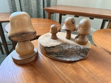 Wooden Carved Mushroom