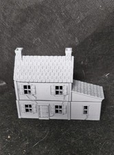 15mm WW2 Modular European House With Lean Too