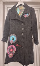 LADIES DESIGUAL BLACK COTTON