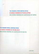 Two fold-out A4 Parcel & Letter Sorting Offices - UK Postal Automation Publicity