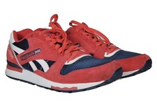 Reebok GL 6000 Low Suede Trainers J98338 Red Attack / Navy / White Men’s US 11