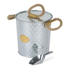  Insulated Galvanised Steel Ice Beer Bucket Lid Cooler Party Tub  Drink Summer