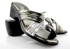 Ladies Womens Mid Wedge Heel