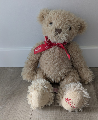 Hamleys teddy bear with red - hamleys,