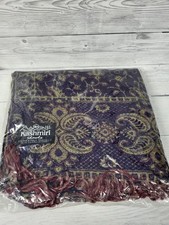 Kashmiri Purple Paisley Print