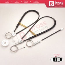 Window Regulator Repair Kit Front Right for Peugeot 206 CC 2D 2000-2008 2-Door