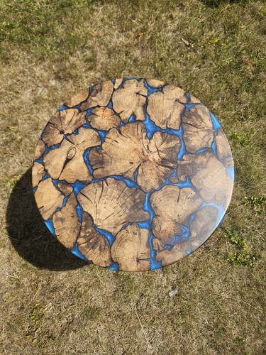 Mosaic coffee table wood - mosaic,