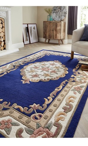 Traditional aubusson rug - traditional,