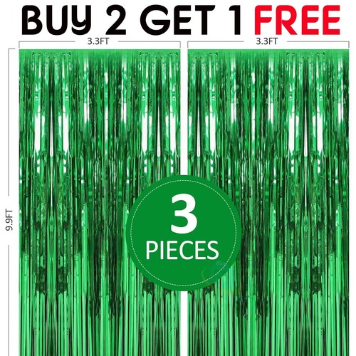 Foil fringe tinsel shimmer - 2m,