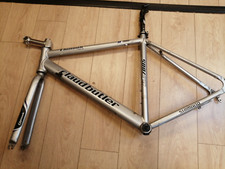 retro Claud Butler Chinook commute hybrid frame forks alloy used silver 52/700c