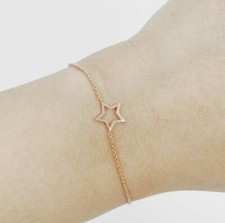 14K Solid Gold Minimalist Star