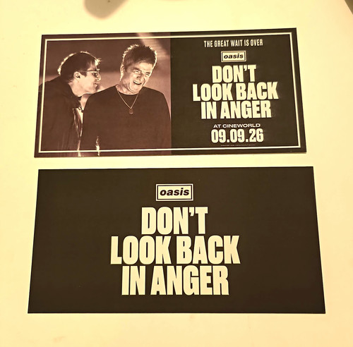 Oasis don look back in - don’t,