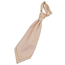 Mens Boys Formal Wedding Ruche Pre-Tied Cravat Satin Plain Solid by DQT