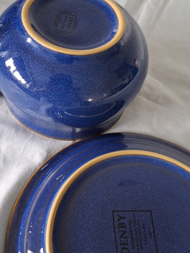 Denby imperial blue sauce boat - blue,