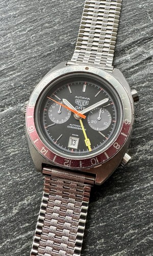 Vintage heuer autavia gmt - autavia,