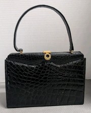 Vintage Crocodile Skin Handbag