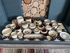 Vintage Longpark Devon Pottery/ Torquayware/Mottoware x 28 pieces