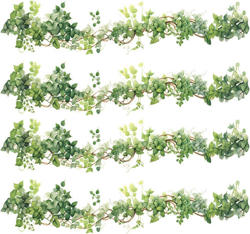 Green ivy vine wall decals - vine,