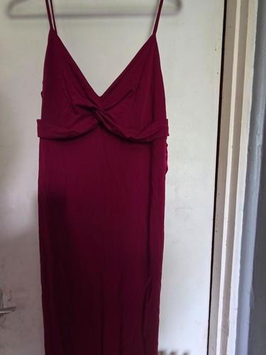 Red long evening dress - long, dress,