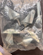 4 New COLSON Swivel Casters w/ Brakes & Hardware Key -Furniture & Cart