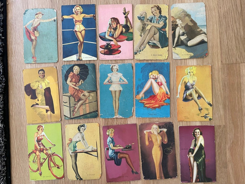 1942 mutoscope glamour girls - glamour,