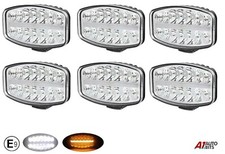 10" 24V LED Spot Light Amber