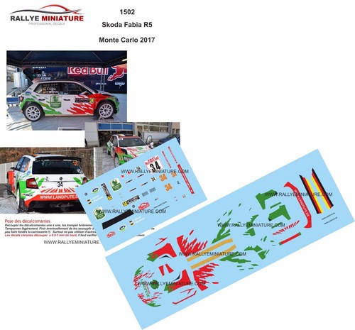 Decals ref 1502 skoda - decals, 1/43