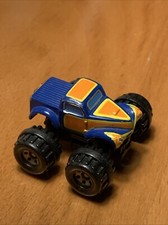 Micro Machines Galoob '41 Willys Pickup Monster Truck 4x4 Blue Orange Yellow 80s