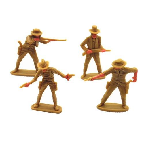 4pcs simulation cowboy figure - simulation,