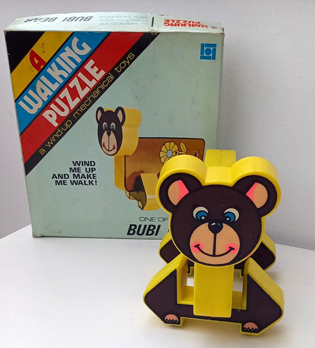 Vintage bubi bear walking - bear,
