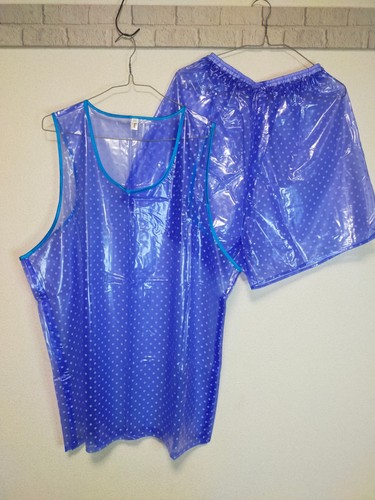Soft blueish pvc vinyl - soft,