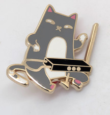 Natelle Draws Stuff Cat Lapel