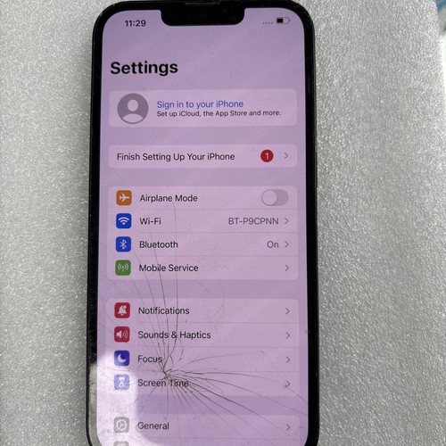 Iphone damaged back - 13,