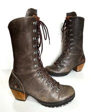 Ladies The ART Company Oslo Gaucho Victorian Lace up Boots Size UK 7.5 (41)