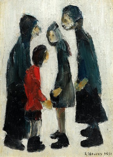 Lowry art family group - s,