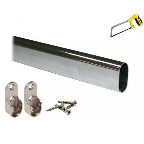 Wardrobe hanging rail chrome - hanging,